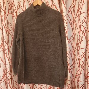 Cozy Gray Turtleneck Sweater